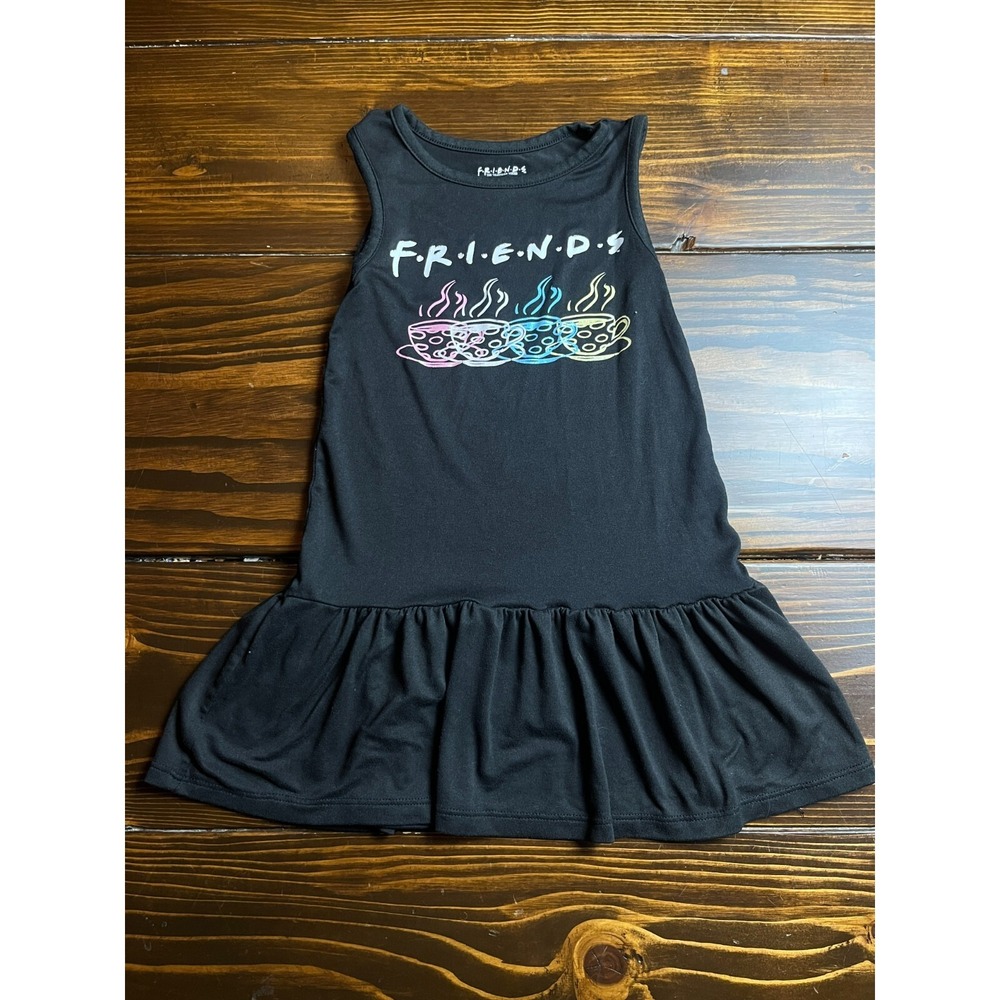 Friends Dress, Toddler Girl's XS, Black, Sleeveless, F.R.I.E.N.D.S. TV Series